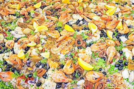海鲜饭，典型的西班牙菜