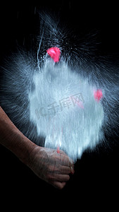 水气球摄影照片_水气球爆炸或飞溅