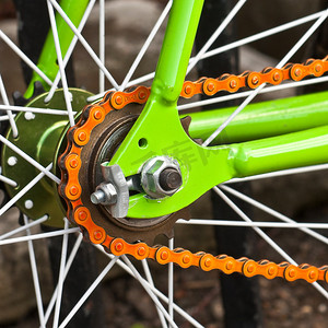 碳纤维自行车摄影照片_自行车车轮