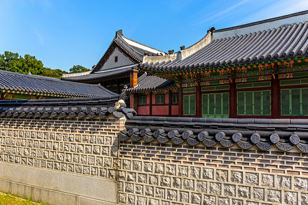 屋檐韩国摄影照片_韩国传统建筑