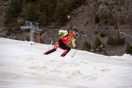 CARDONA COLL Oriol ESP 在 ISMF WC Championships Comapedrosa Andorra 2021- Sprint Senior 中。