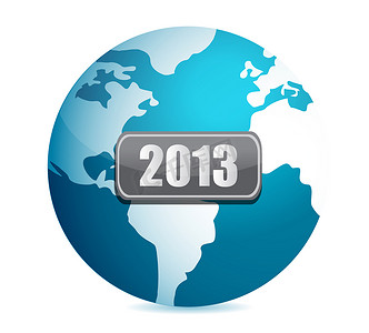 2013 全球插画设计在白色背景