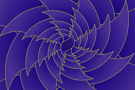 螺旋拼图无限几何分形背景