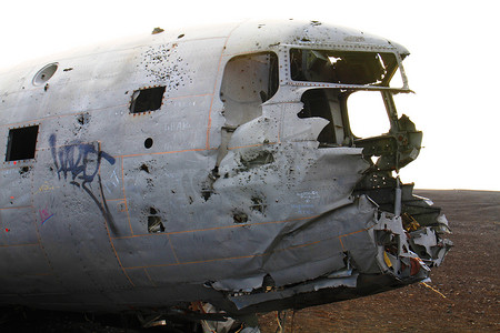 飞机残骸，冰岛