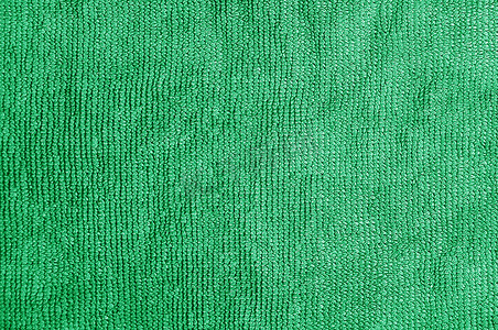 质地绿色毛巾