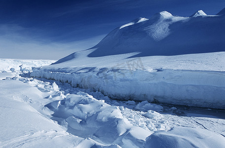 南极洲威德尔海里瑟拉森冰架