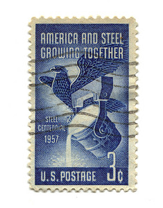 来自美国的旧邮票三美分