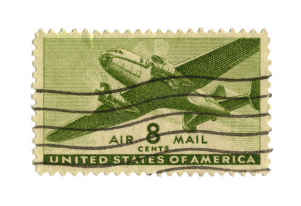 美国八美分旧邮票