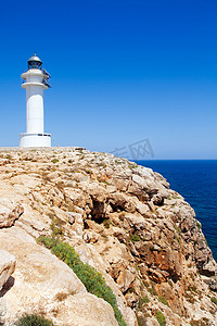 福门特拉岛的 Barbaria Cape 灯塔