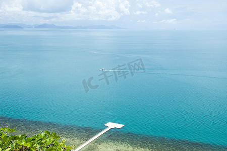 苏梅岛背景摄影照片_泰国苏梅岛的观点