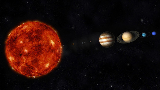 金星太阳系摄影照片_太阳系
