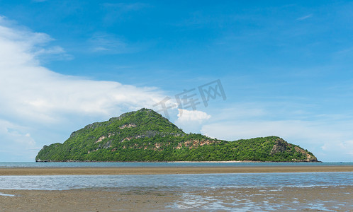 Ko Kho Ram 在 Sam Roi Yod 海滩 Prachuap Khiri Khan 泰国