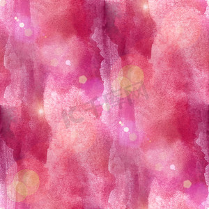 太阳眩光艺术无缝纹理，背景水彩粉色抽象