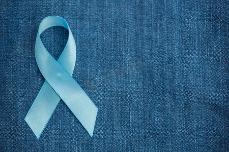 具有复制空间的 demin 前列腺癌意识蓝丝带