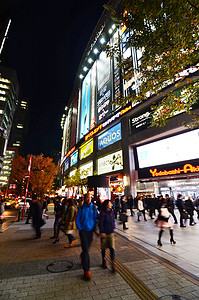 东京-11 月 21 日： 人们参观秋叶原购物区