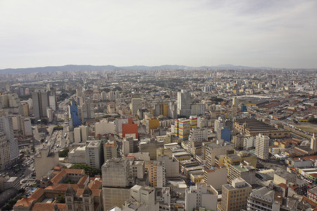 圣保罗，现代城市全景与摩天大楼，巴西，南美