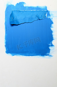 蓝色颜料和纸 |