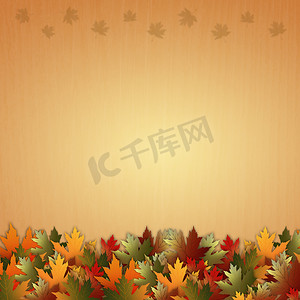 感恩秋天摄影照片_秋天的树叶背景