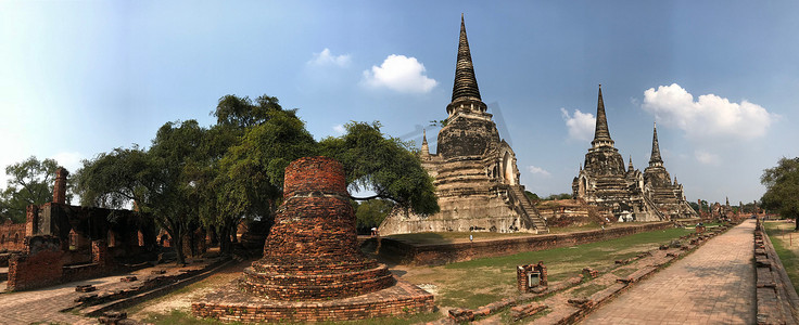 Wat Phra Sri Sanphet 的全景