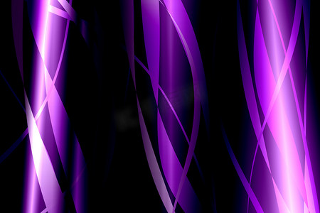 深色背景上的紫色线条抽象