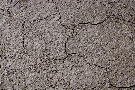 土壤的干裂的土质土壤背景纹理。