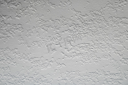 白色混凝土墙纹理背景、水泥墙、石膏纹理，适合设计师