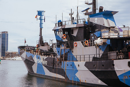 Sea Shepherd 舰队停靠在墨尔本