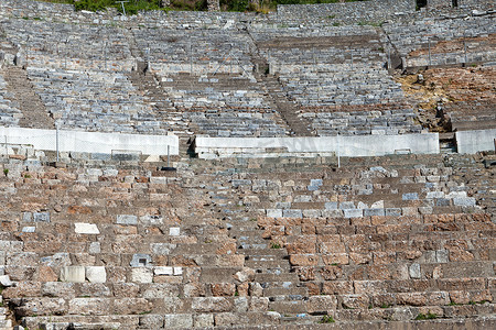古城以弗所的希腊罗马圆形剧场