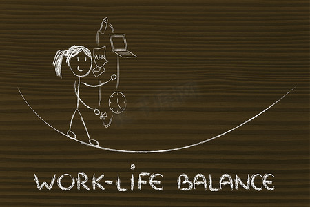 工作与生活摄影照片_工作与生活的平衡与责任管理：职场妈妈