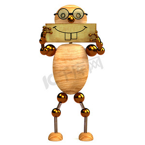 木头人微笑个人vip和企业vip免费下载3d 表情符号笑脸个人vip和企业