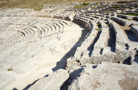 “希腊剧院，西西里锡拉丘兹的尼亚波利斯”