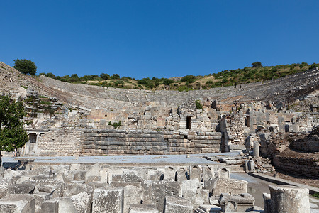 古城以弗所的希腊罗马圆形剧场