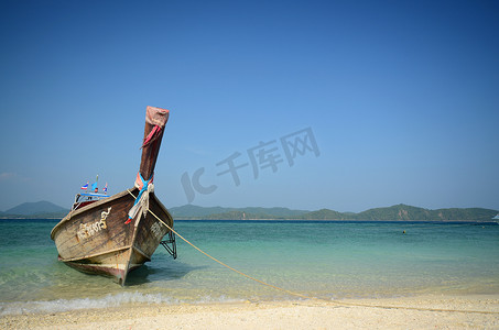 长尾船在泰国