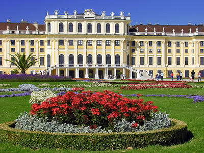 美泉宫和花园在维也纳 - 奥地利