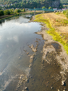 欧洲大河易北河因 2018 年极端夏季而断水