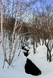 冬天的河