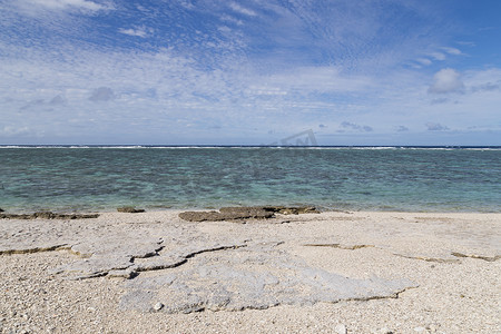 奥特曼相信光摄影照片_埃利奥特夫人岛珊瑚海滩