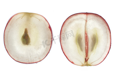 半透明红葡萄片