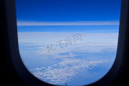大气2摄影照片_飞机窗2