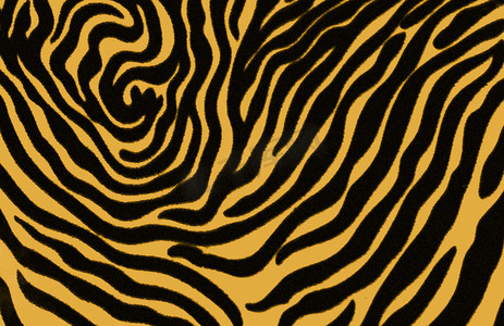 黄色老虎条纹背景