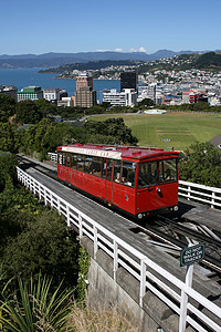 “Kelburn 缆车，新西兰惠灵顿。”
