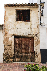 瓦伦西亚切尔瓦废弃的老房子