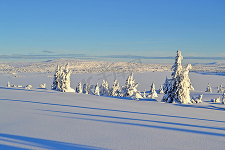“挪威利勒哈默尔诺德塞特的冬天”