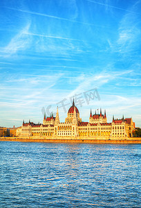 匈牙利国会大厦在布达佩斯