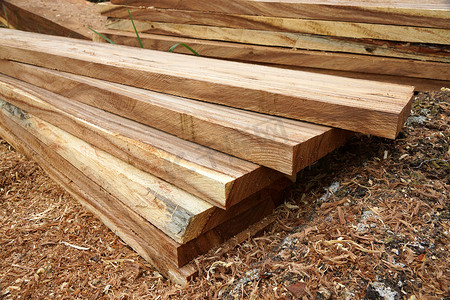 用于家具行业的木材。