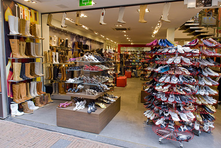 阿姆斯特丹摄影照片_“鞋店，阿姆斯特丹，荷兰”