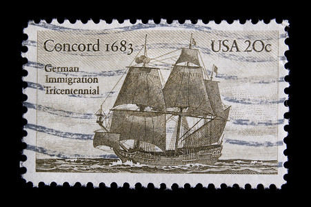 复古美国纪念邮票