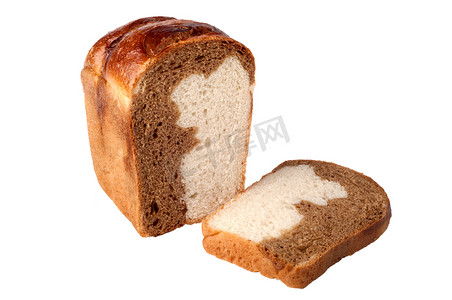 双色面包