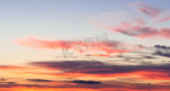 燃烧的天空背景