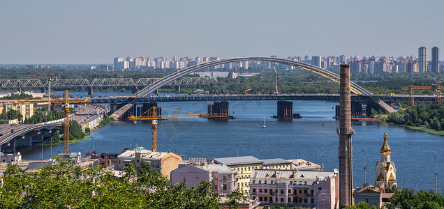 乌克兰基辅的顶视图